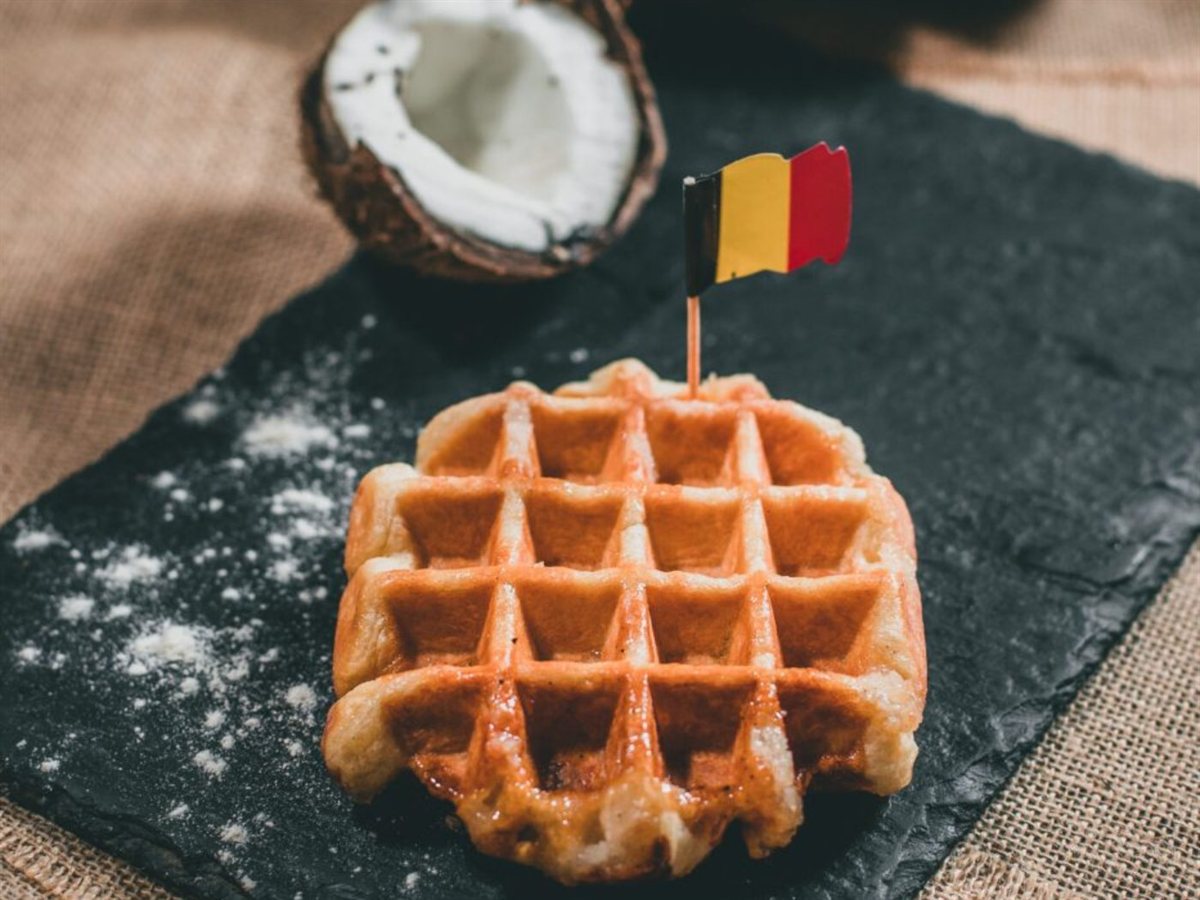 Pâte à gaufre à la noix de coco